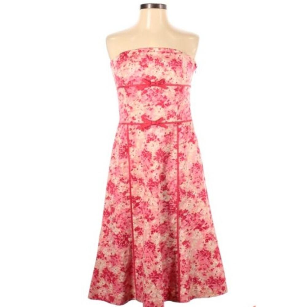 Size 6 Petite | ANN TAYLOR Women’s Petite Strapless A-Line Fit-and-Flare Dress
